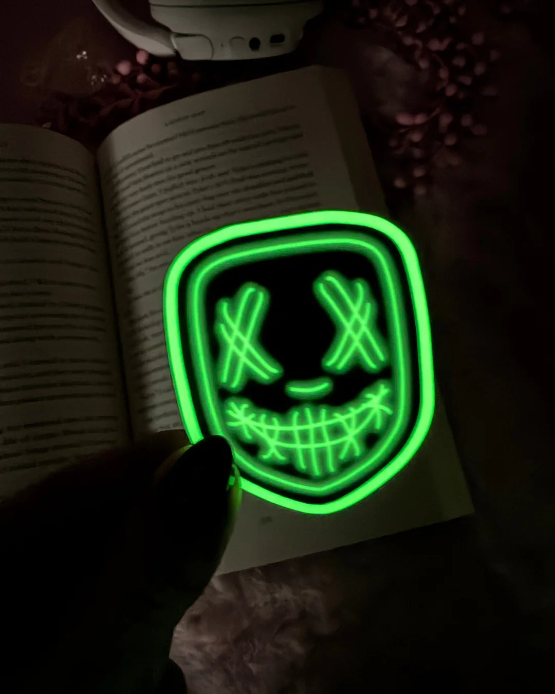 Neon Mask Sticker